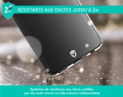 Coque Renforcée Samsung G A34 5G FEEL Made In France Garantie à Vie Transparente - 50% Plastique Recyclé Force Case -Force Mobility Shop 05 fcfeelga345g chute fr