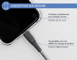 Coque Renforcée Apple IPhone 14 Pro Max AIR Compatible MagSafe Garantie à Vie Transparente Force Case -Force Mobility Shop airmagsafe 06 1 1