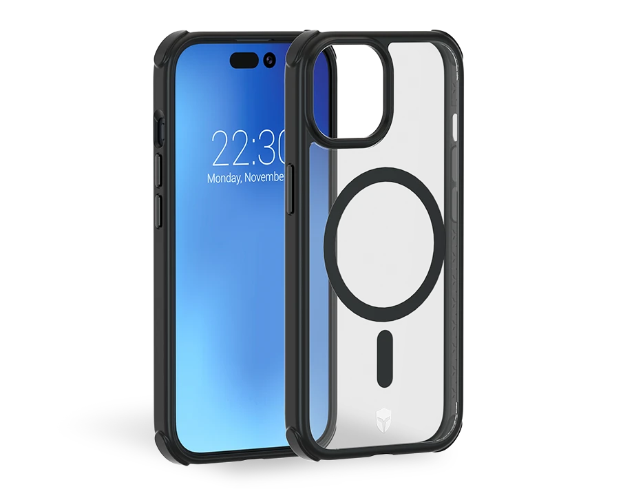 APPLE Coque Renforcée IPhone 15 AIR FROST Compatible MagSafe Frost Noire - Garantie à Vie Force Case 3 APPLE Coque Renforcée IPhone 15 AIR FROST Compatible MagSafe Frost Noire - Garantie à Vie Force Case