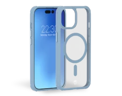 APPLE Coque Renforcée IPhone 15 AIR FROST Compatible MagSafe Frost Bleue - Garantie à Vie Force Case