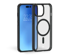 APPLE Coque Renforcée IPhone 15 Plus AIR FROST Compatible MagSafe Frost Noire - Garantie à Vie Force Case