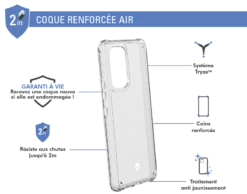 Coque Renforcée AIR Garantie à Vie Transparente Pour Samsung Galaxy A53 5G Force Case 5 Coque Renforcée AIR Garantie à Vie Transparente Pour Samsung Galaxy A53 5G Force Case -Force Mobility Shop fcairga535gt 02 1