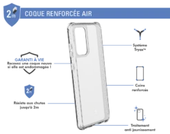 Coque Renforcée AIR Garantie à Vie Transparente Pour Samsung Galaxy A72 Force Case 5 Coque Renforcée AIR Garantie à Vie Transparente Pour Samsung Galaxy A72 Force Case -Force Mobility Shop fcairga72t 02 1