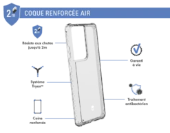 Coque Renforcée AIR Garantie à Vie Transparente Pour Samsung Galaxy S21 Ultra 5G Force Case 10 Coque Renforcée AIR Garantie à Vie Transparente Pour Samsung Galaxy S21 Ultra 5G Force Case -Force Mobility Shop fcairgs21ut 02