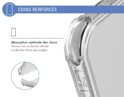 Coque Renforcée Samsung Galaxy S23+ 5G AIR Garantie à Vie Transparente - 50% Plastique Recyclé Force Case -Force Mobility Shop fcairgs23p 04 fr