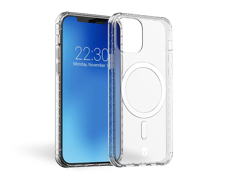 Coque Renforcée AIR Compatible MagSafe Garantie à Vie Transparente Pour Apple IPhone 12 / 12 Pro Force Case 3 Coque Renforcée AIR Compatible MagSafe Garantie à Vie Transparente Pour Apple IPhone 12 / 12 Pro Force Case