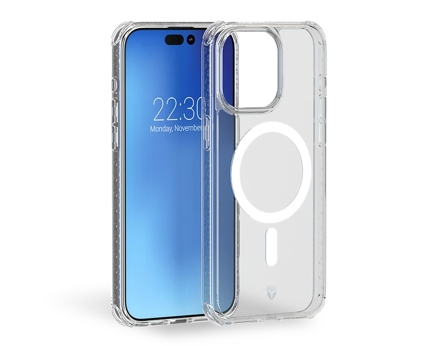 APPLE Coque Renforcée IPhone 15 Pro AIR Compatible MagSafe Transparente - Garantie à Vie Force Case 3 APPLE Coque Renforcée IPhone 15 Pro AIR Compatible MagSafe Transparente - Garantie à Vie Force Case
