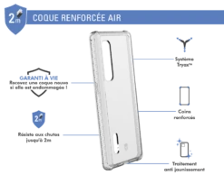 Coque Renforcée Oppo Find X2 Pro AIR Garantie à Vie Transparente Force Case 5 Coque Renforcée Oppo Find X2 Pro AIR Garantie à Vie Transparente Force Case -Force Mobility Shop fcairx2prot 02 1