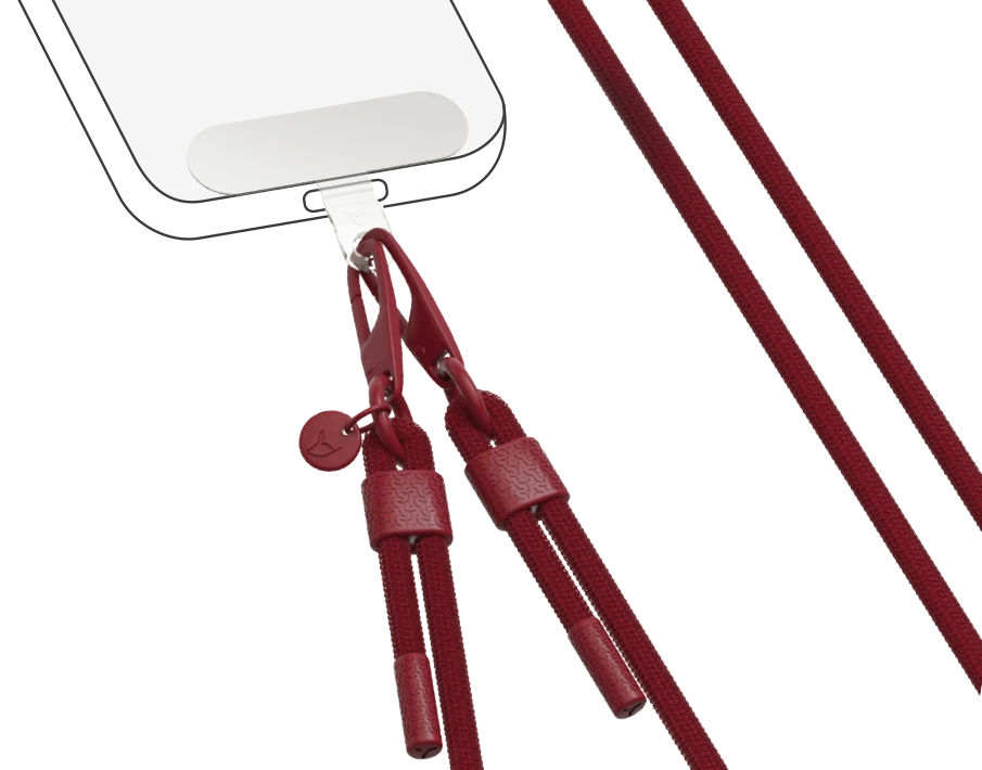 Bandoulière Universelle Amovible Longueur Ajustable Rouge Force Case 3 Bandoulière Universelle Amovible Longueur Ajustable Rouge Force Case