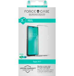 Coque Renforcée Oppo A17 FEEL Made In France Garantie à Vie Transparente - 50% Plastique Recyclé Force Case -Force Mobility Shop fcfeela17 pack hd