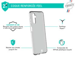 Coque Renforcée Samsung G A04S FEEL Garantie à Vie Transparente Force Case -Force Mobility Shop fcfeelga04s 02 1