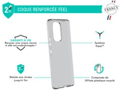 Coque Renforcée Samsung G A53 5G FEEL Garantie à Vie Transparente Force Case -Force Mobility Shop fcfeelga535g 02