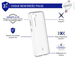 Coque Renforcée Samsung Galaxy S23+ 5G PULSE Made In France Garantie à Vie Transparente Force Case 9 Coque Renforcée Samsung Galaxy S23+ 5G PULSE Made In France Garantie à Vie Transparente Force Case -Force Mobility Shop fcpulsgs23p 02 fr