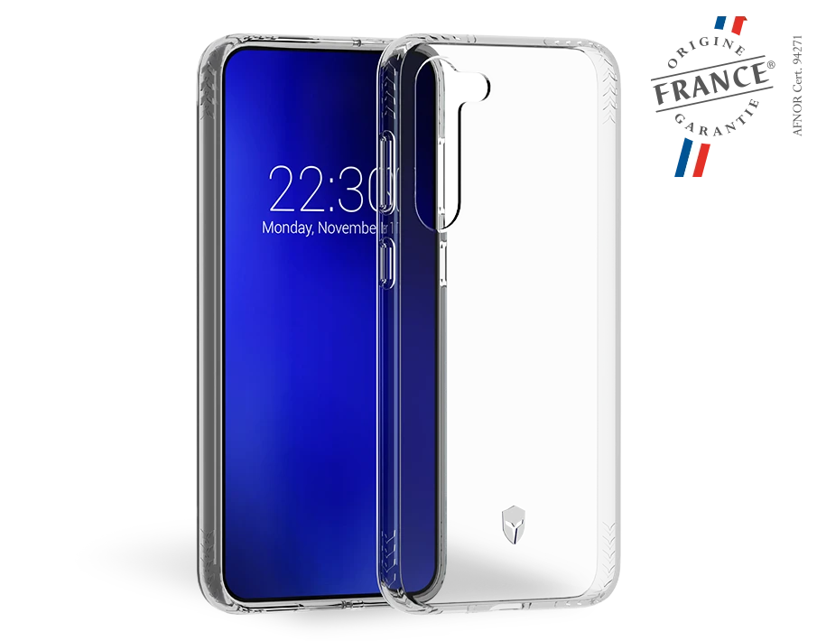 Coque Renforcée Samsung Galaxy S23+ 5G PULSE Made In France Garantie à Vie Transparente Force Case 3 Coque Renforcée Samsung Galaxy S23+ 5G PULSE Made In France Garantie à Vie Transparente Force Case