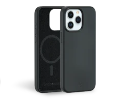 APPLE Coque IPhone 15 Pro Silicone Renforcée Compatible MagSafe Garantie à Vie Noire Force Case