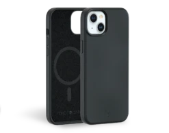 APPLE Coque IPhone 15 Plus Silicone Renforcée Compatible MagSafe Garantie à Vie Noire Force Case