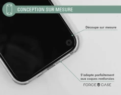 Protège écran Plat Privé Garanti à Vie En Verre Organique Pour Apple IPhone 13 / 13 Pro / 14 Force Glass -Force Mobility Shop fg priv 06 1 2