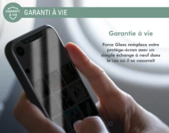 Protège écran Plat Privé Garanti à Vie En Verre Organique Pour Apple IPhone 13 / 13 Pro / 14 Force Glass -Force Mobility Shop fg priv 07 3 2