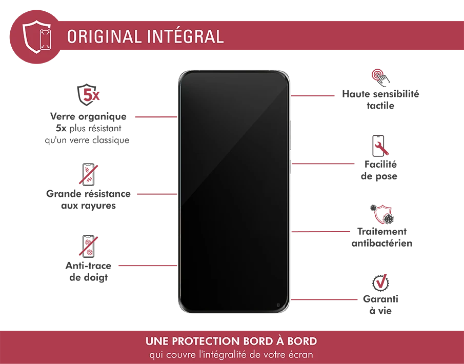 Protège écran Huawei P40 Pro Original Garanti à Vie Force Glass 4 Protège écran Huawei P40 Pro Original Garanti à Vie Force Glass – Image 2