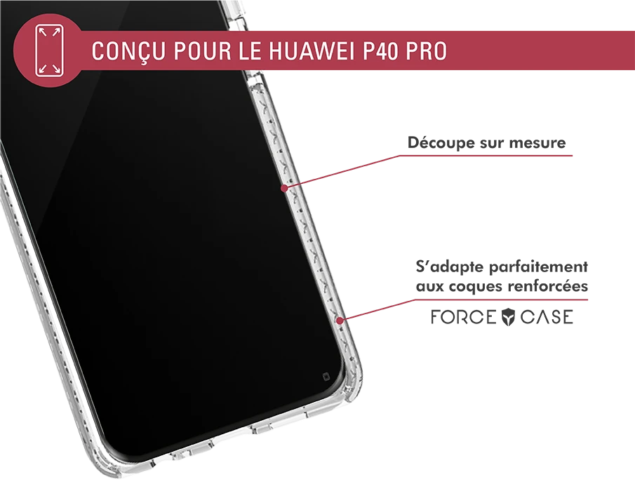Protège écran Huawei P40 Pro Original Garanti à Vie Force Glass 7 Protège écran Huawei P40 Pro Original Garanti à Vie Force Glass – Image 5