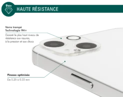 Protège écran Caméra Apple IPhone 13 Mini Garanti à Vie Force Glass -Force Mobility Shop fgmgcamip1354orig 03