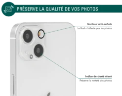 Protège écran Caméra Apple IPhone 13 Mini Garanti à Vie Force Glass -Force Mobility Shop fgmgcamip1354orig 04