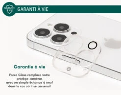Protège écran Caméra Apple IPhone 13 Pro Max Garanti à Vie Force Glass 13 Protège écran Caméra Apple IPhone 13 Pro Max Garanti à Vie Force Glass -Force Mobility Shop fgmgcamip1367orig 06