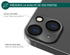 APPLE Protège Caméra IPhone 15 Garanti à Vie Force Glass -Force Mobility Shop fgmgcamip15orig 04 fr