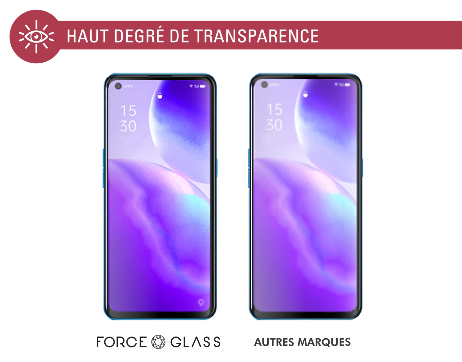 Protège écran 2.5D Original Garanti à Vie En Verre Organique Pour Oppo Find X3 Lite Force Glass 6 Protège écran 2.5D Original Garanti à Vie En Verre Organique Pour Oppo Find X3 Lite Force Glass – Image 4