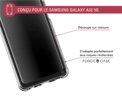 Protège écran 2.5D Original Garanti à Vie En Verre Organique Pour Samsung Galaxy A32 5G Force Glass -Force Mobility Shop fgogga325gorig 05