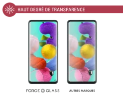 Protège écran 2.5D Original Garanti à Vie En Verre Organique Pour Samsung Galaxy A52 4G / A52 5G / A52s Force Glass -Force Mobility Shop fgogga525gorig 04