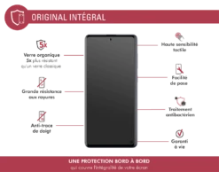 Protège écran 2.5D Original Garanti à Vie En Verre Organique Pour Samsung Galaxy A72 Force Glass -Force Mobility Shop fgogga72gorig 02