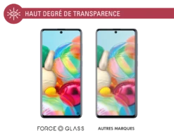 Protège écran 2.5D Original Garanti à Vie En Verre Organique Pour Samsung Galaxy A72 Force Glass -Force Mobility Shop fgogga72gorig 04
