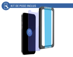 Protège écran Apple IPhone 12 Mini Anti Lumière Bleue Garanti à Vie Force Glass -Force Mobility Shop fgogip1254ab 05 1