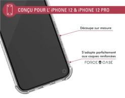 Protège écran Apple IPhone 12 / 12 Pro Original Garanti à Vie Force Glass 13 Protège écran Apple IPhone 12 / 12 Pro Original Garanti à Vie Force Glass -Force Mobility Shop fgogip1261orig 05