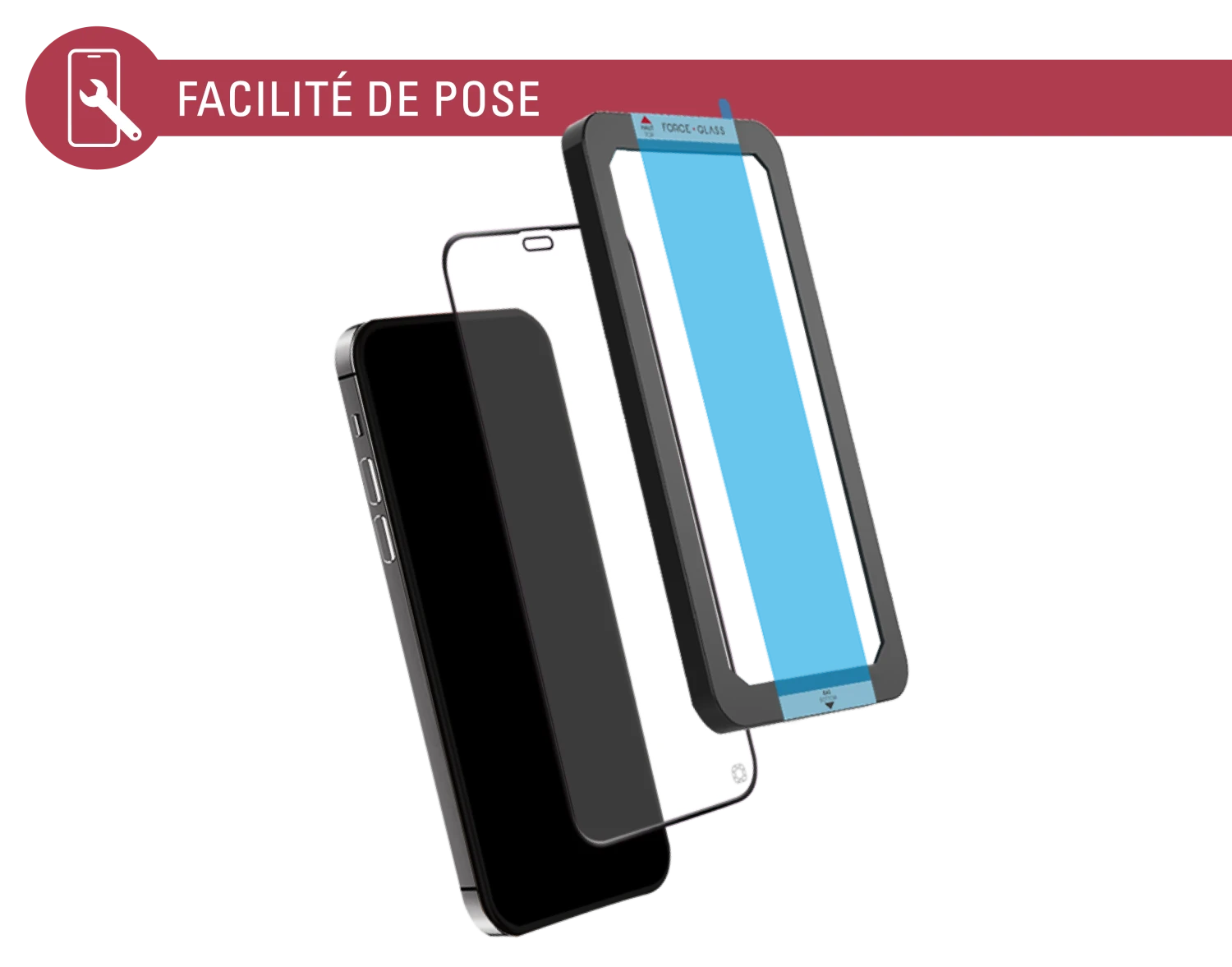 Protège écran Apple IPhone 12 / 12 Pro Original Garanti à Vie Force Glass 8 Protège écran Apple IPhone 12 / 12 Pro Original Garanti à Vie Force Glass – Image 6