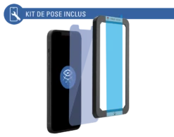 Protège écran Plat Anti Lumière Bleue Garanti à Vie En Verre Organique Pour Apple IPhone 13 Pro Max Force Glass -Force Mobility Shop fgogip1367ab 05 1