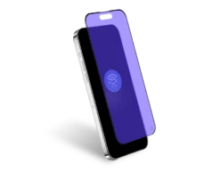APPLE Protège écran IPhone 15 / IPhone 14 Pro 2.5D Anti Lumière Bleue Garanti à Vie Force Glass