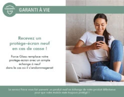 APPLE Protège écran IPhone 15 Pro 2.5D Privé - Garanti à Vie Force Glass -Force Mobility Shop fgogip15ppriv 06 fr