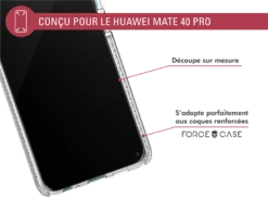Protège écran Huawei Mate 40 Pro Original Garanti à Vie Force Glass -Force Mobility Shop fgogmate40porig 05