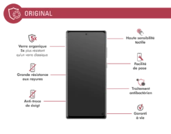 Protège écran Samsung G Note 20 Original Garanti à Vie Force Glass 10 Protège écran Samsung G Note 20 Original Garanti à Vie Force Glass -Force Mobility Shop fgognote20orig 02