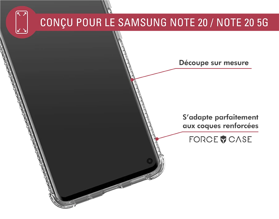 Protège écran Samsung G Note 20 Original Garanti à Vie Force Glass 7 Protège écran Samsung G Note 20 Original Garanti à Vie Force Glass – Image 5