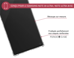 Protège écran Samsung G Note 20 Ultra Original Garanti à Vie Force Glass -Force Mobility Shop fgognote20uorig 05