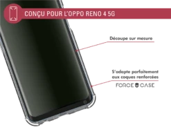 Protège écran Oppo Reno 4 Original Garanti à Vie Force Glass 13 Protège écran Oppo Reno 4 Original Garanti à Vie Force Glass -Force Mobility Shop fgogreno4orig 05