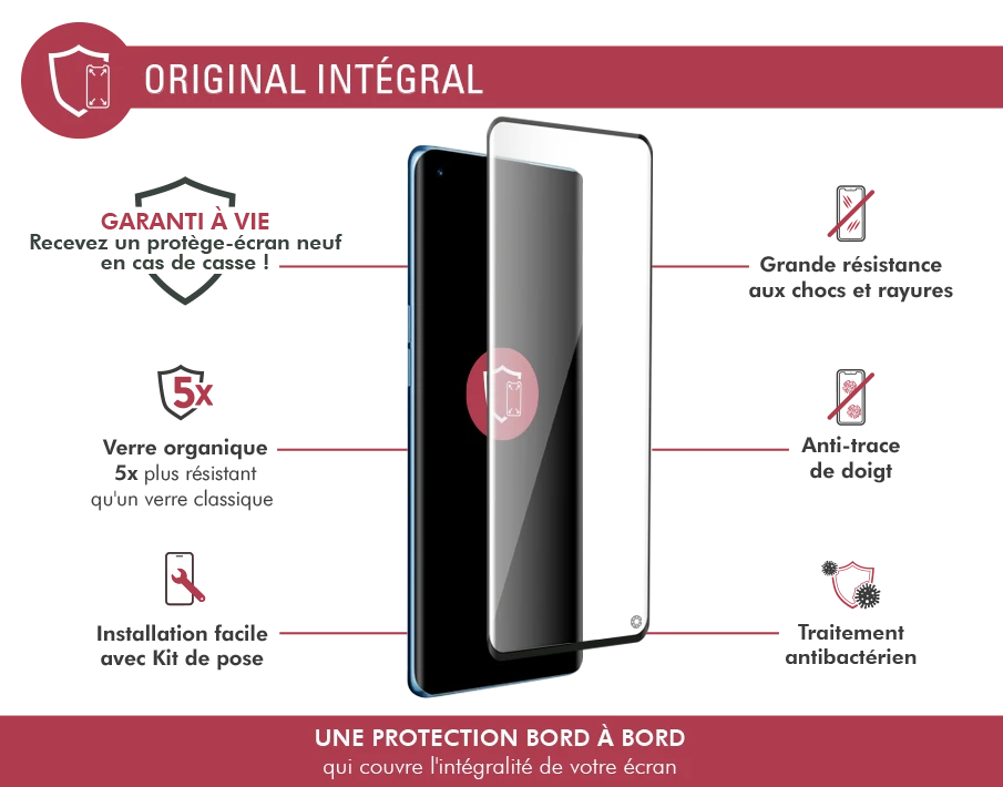 Protège écran 3D Original Garanti à Vie En Verre Organique Pour Oppo Reno 6 Pro Force Glass 4 Protège écran 3D Original Garanti à Vie En Verre Organique Pour Oppo Reno 6 Pro Force Glass – Image 2