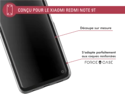 Protège écran 2.5D Original Garanti à Vie En Verre Organique Pour Xiaomi Redmi Note 9T Force Glass -Force Mobility Shop fgogxrn9torig 05