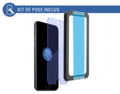 Protège écran Apple IPhone SE/SE22 Anti Lumière Bleue Garanti à Vie Force Glass -Force Mobility Shop fgovoip9ab 05