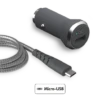 APPLE Chargeur Voiture 2.4A IC Smart + Câble Renforcé USB A/micro USB Garanti à Vie Gris Force Power -Force Mobility Shop fpcacmic1.2mg main
