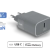 Chargeur Maison 45W Power Delivery GaN Garanti à Vie Gris - 100% Plastique Recyclé Force Power -Force Mobility Shop fpcs45wcganrg main 1