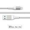 Câble Renforcé USB A/Lightning 2 M 2.4A Garanti à Vie Blanc Force Power Lite -Force Mobility Shop fpliamfi2mw 905x710 main